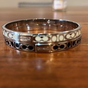 Two Coach Signature C’s Bracelets - EUC